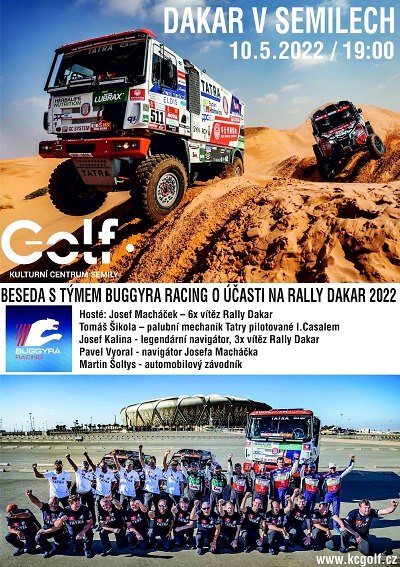 V Semilech proběhne beseda s týmem Buggyra Racing o Rally Dakar