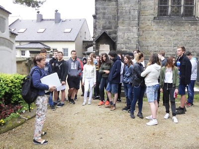 Literární toulky provedly Turnovem deváťáky ze Žižkovky