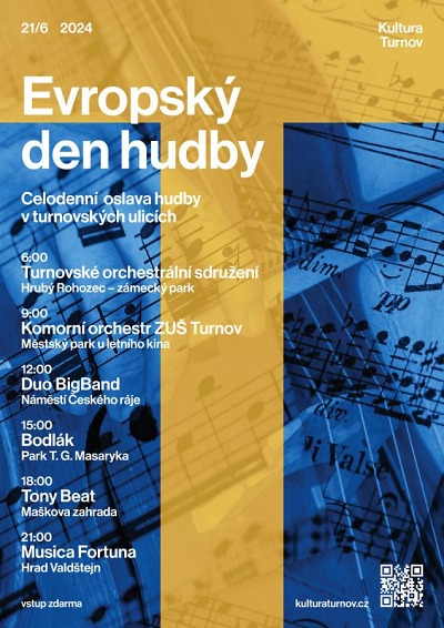 Hudební přivítání léta v turnovských parcích i památkách