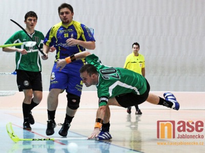 Florbalisté Turnova prohráli s Libercem, ale porazili silný Jablonec