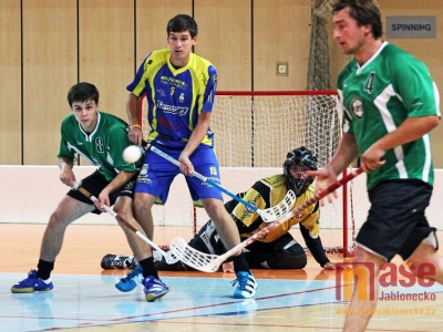 Florbalové derby Turnova s Jabloncem dopadlo lépe pro hosty