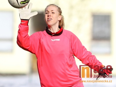 Turnovským fotbalistkám utkání s Čechií Tuklaty vůbec nevyšlo