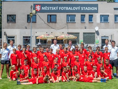 Turnovského kempu se zúčastnila téměř padesátka malých fotbalistů