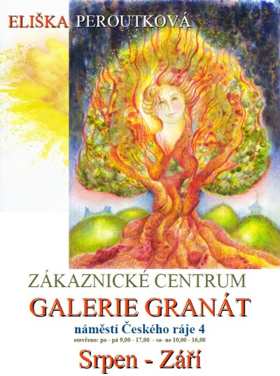 Obrazy Elišky Peroutkové najdete v turnovské Galerii Granát