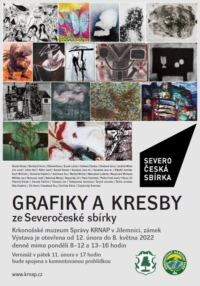 V Krkonošském muzeu vystavují Grafiky a kresby ze Severočeské sbírky