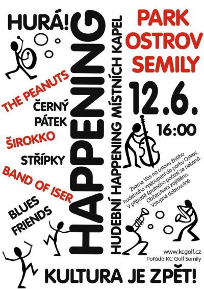 Hudební happening na Ostrově v Semilech oslaví návrat kultury