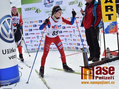 FOTO: Jilemnická Lucie Paulusová si v Harrachově dojela pro dva tituly