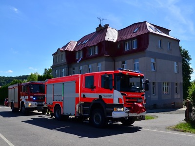 Hasiči měli cvičení v hodkovickém ústavu pro postižené