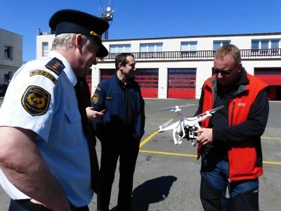Bezpilotní letoun by mohl brzy sloužit krajským hasičům