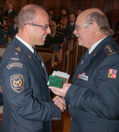 Hasičům předávali medaile za věrnost