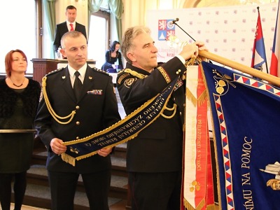 Liberečtí profesionální hasiči oslavili 70 let