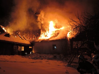 Požár zachvátil domek v Dolní Sytové