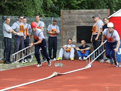 Družstvo semilských hasičů zvítězilo na krajské soutěži v požárním útoku