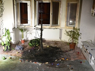 První vánoční stromek v kraji hořel až 13. ledna v Liberci