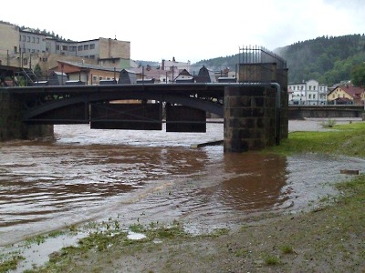 V Libereckém kraji jsou uzavřeny některé silnice a tratě