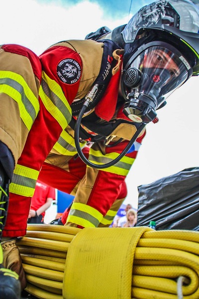 Liberecký hasič posbíral cenné kovy v závodě Championships FireFit