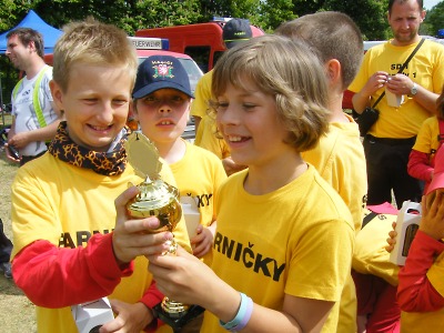 Družstvo mladších hasičů SDH Semily I skončilo čtvrté v soutěži Plamen