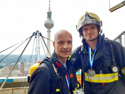 Krajští hasiči Zdeněk Vrána a Vojtěch Prášil získali v Německu zlato!