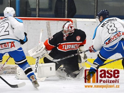 FOTO: Lomnice v hokejovém derby deklasovala Turnov 9:0