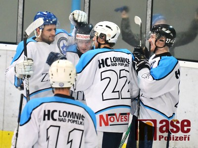 FOTO: Až třetí zápas rozhodl hokejovou bitvu pro Lomnici