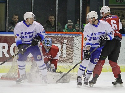 FOTO: V posledním utkání základní části porazilo Vrchlabí 4:3 Klatovy