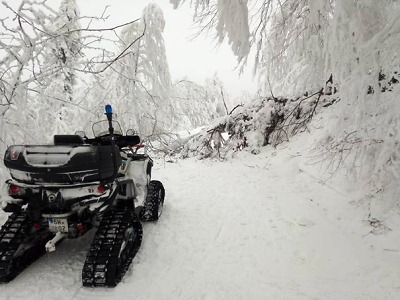 Horská služba hledala vyčerpaného turistu pod vrcholem Smrku