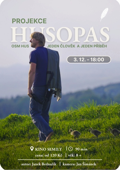 Janek Bednařík uvede v Semilech svůj film Husopas