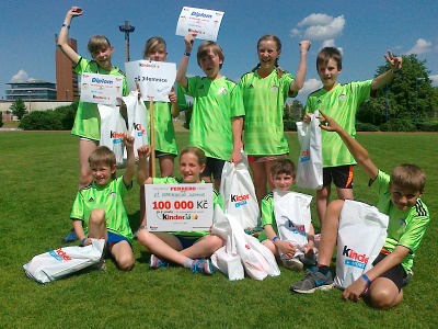 Družstvo ZŠ Jilemnice Komenského stříbrné ve finále Kinderiády