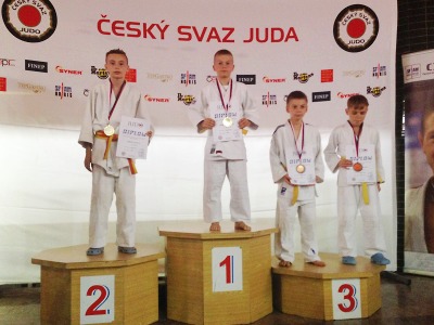 Dvě zlata a pět medailí celkem pro turnovské judo z Českého poháru