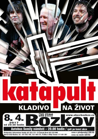 Katapult přijede do bozkovské sokolovny s Kladivem na život