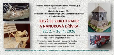 Rok 2026 v lomnickém muzeu zahajuje modelářská výstava