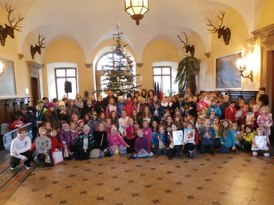 Děti z Kowar a Vrchlabí společně koledovaly