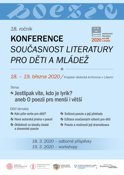 Konference v Krajské vědecké knihovně zmapuje svět dětí a poezie