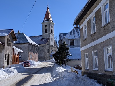 Kraj podpořil obnovu kostela sv. Jana Křtitele v Horním Polubném