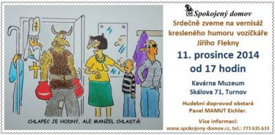 V Kavárně Muzeum v Turnově vás pobaví humor Jiřího Flekny