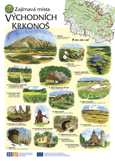 Správa KRNAP vydala výukové postery. Zájemci je mohou získat zdarma