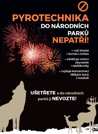 Silvestr a Nový rok bude v národních parcích opět bez ohňostrojů