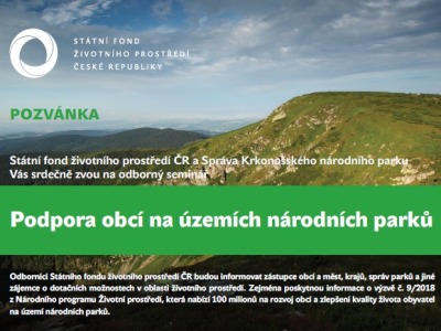 Správa KRNAP pořádá seminář na podporu obcí v národním parku