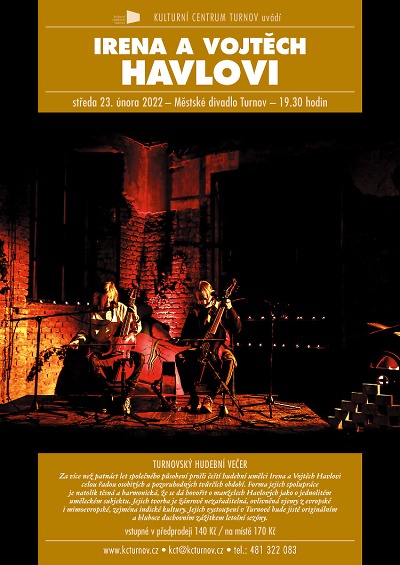 V turnovském divadle zahrají Irena a Vojtěch Havlovi