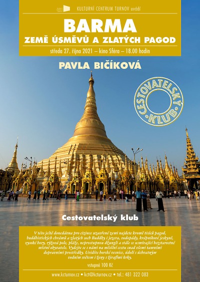 Pavla Bičíková představí Barmu - zemi úsměvů a zlatých pagod