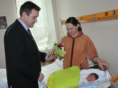 Prvním občánkem roku 2013 v Libereckém kraji je Kýril Timofiyev