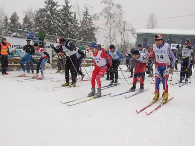 Semilský hasič Hajský druhý v Libereckém skiatlonu