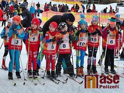V Popelkách závodily nejmenší lyžařské naděje