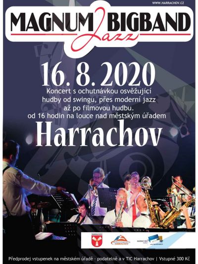 Magnum Jazz Bigband zahraje v Harrachově