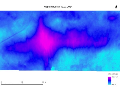 8 metrů – letošní maximum na Mapě republiky