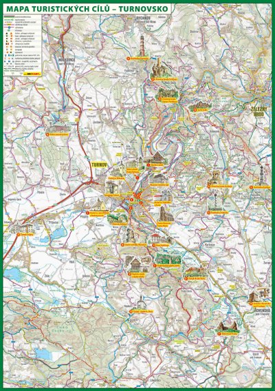 Turnovsko má novou mapu turistických cílů