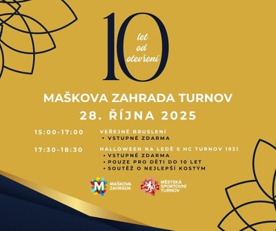 Maškova zahrada slaví 10 let narozeninovou party na ledě