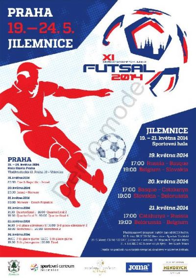 V jilemnické hale uvidíte od pondělí do středy špičkové evropské futsalisty