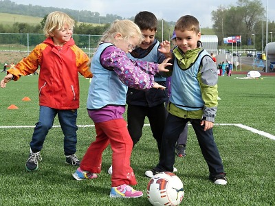 Nový sportovní areál ve Vrchlabí hostil nábor mladých fotbalistů