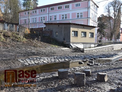 Obrazem: Jak v listopadu a prosinci pokročila úprava náhonu v Semilech